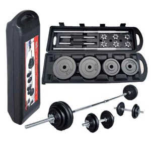 50kgs York Dumbbell Set with barbells